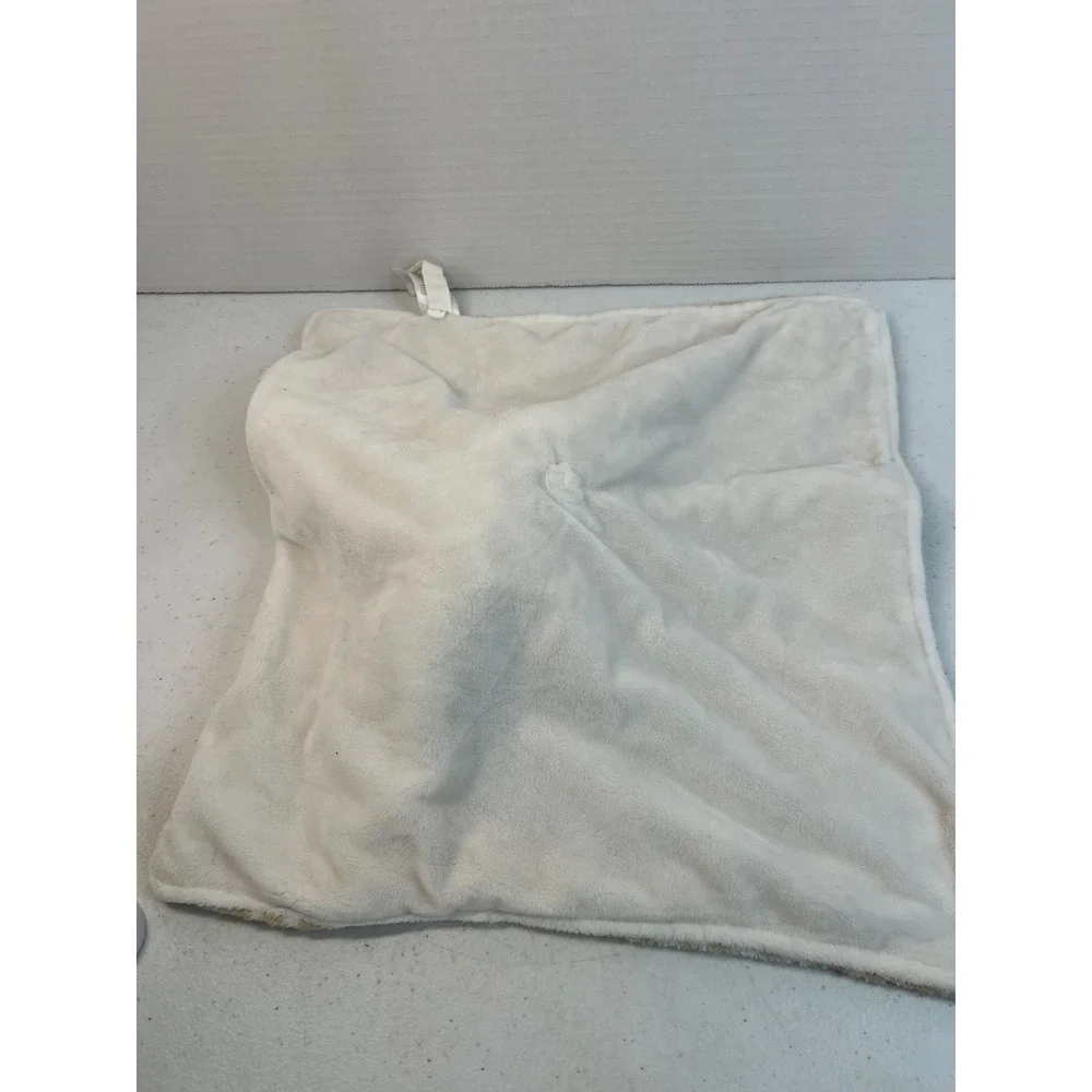 Carters Giraffe Security Blanket Plush Lovey Spotted Tan Cream Pacifier Holder